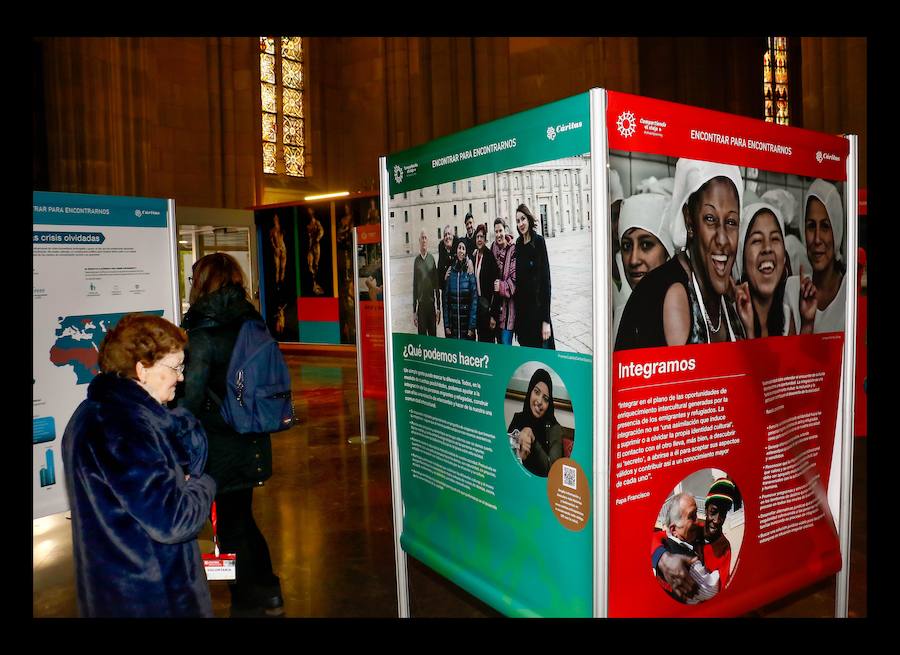 Exposición en la catedral nueva.