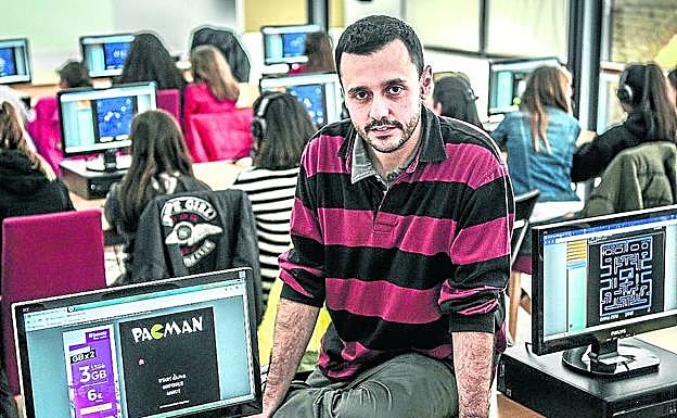 Carlos González Tardón, en las jornadas 'Videojuegos y Educación' de Montehermoso.