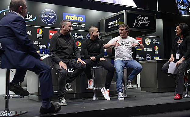 Andoni Luis Aduriz participó en un debate sobre creatividad junto a Albert Adrià y Dabiz Muñoz. 