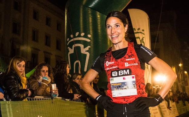 Elena Loyo, en una prueba celebrada en Vitoria.