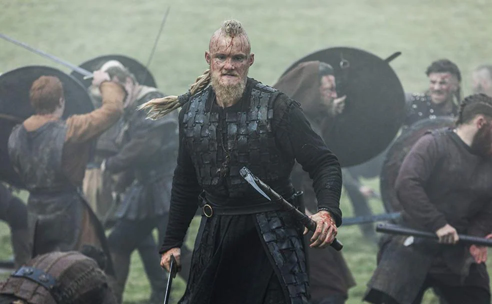 El caudillo vikingo Björn Ragnarsson, interpretado por Alexander Ludwig en la serie 'Vikingos', producida por History Channel. 