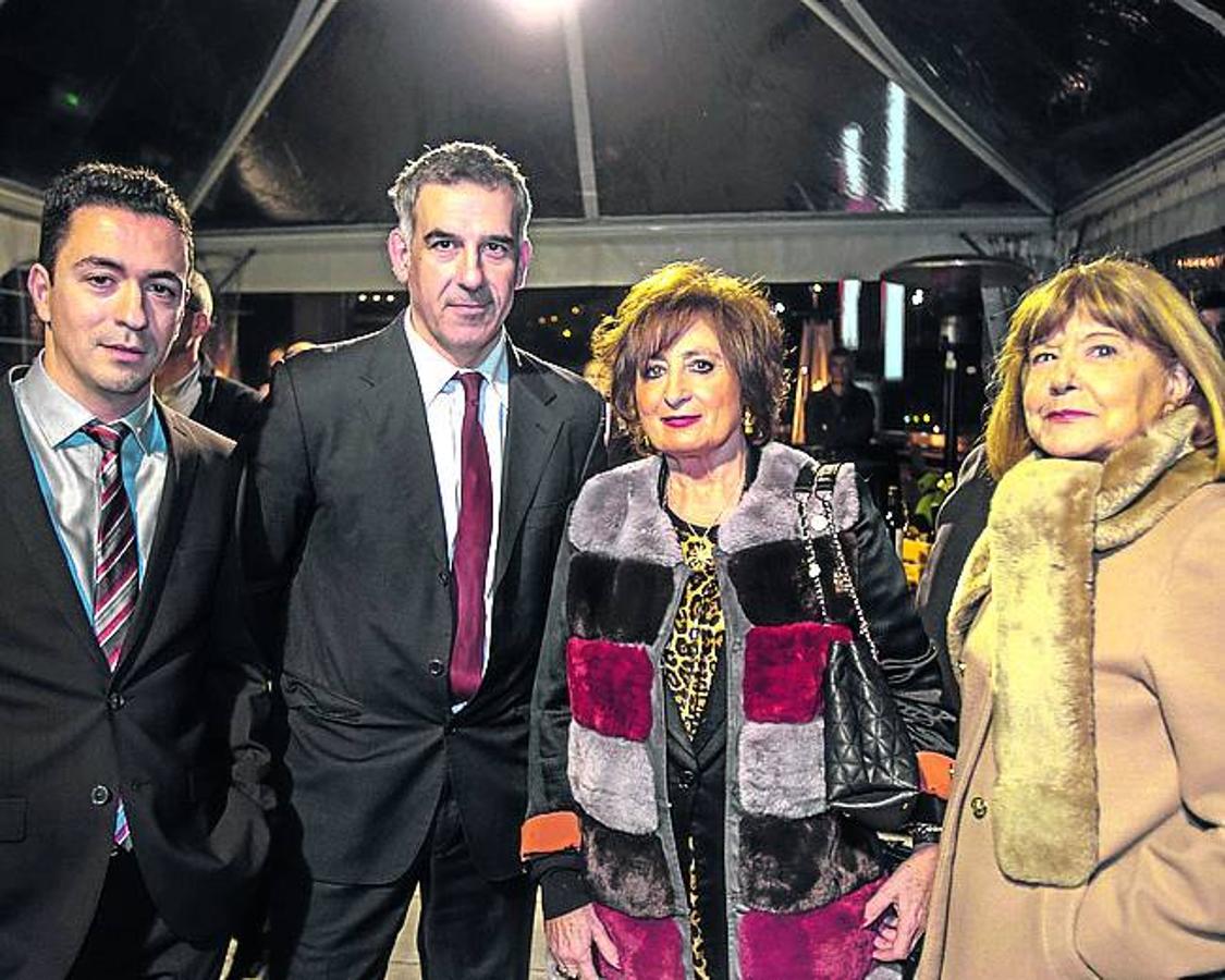 Jesús Fraga, Ángel Valdés, María Caño y Ana Villar.