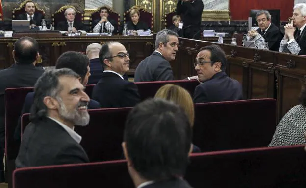 Las imágenes del inicio del juicio del 'procés'