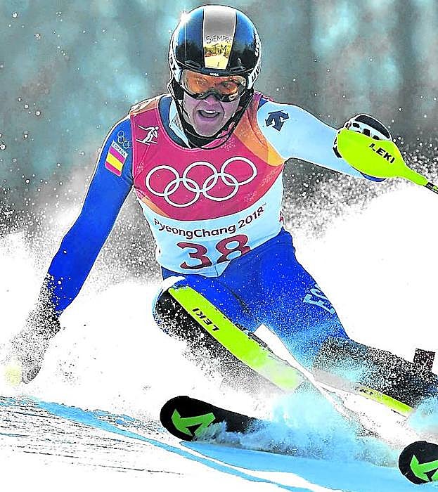 Juan del Campo, en los Juegos de Pyeongchang el año pasado.