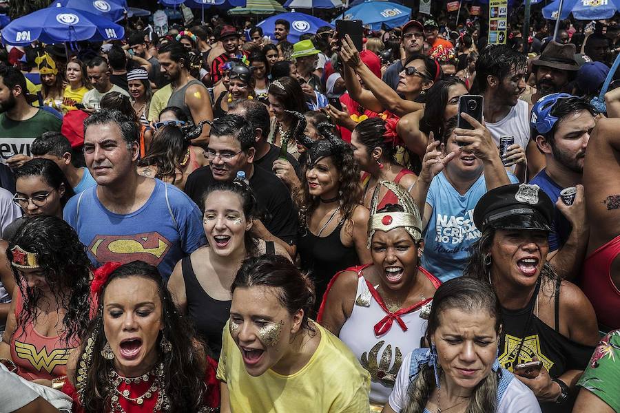 Fotos: Explosión de alegría para dar la bienvenida al Carnaval de Río