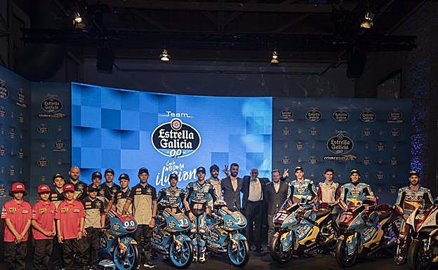 Presentación del Estrella Galicia Team 0,0