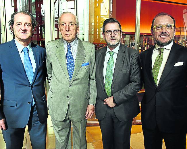 Gonzalo Sánchez, Juan Tomás Miranda, Rafael Careaga y Óscar Landeta.