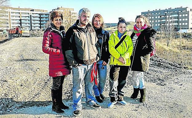 La asociación de vecinos Sector 19 Arelegui, con varios de sus representantes en la imagen, comenzó a gestarse en noviembre.