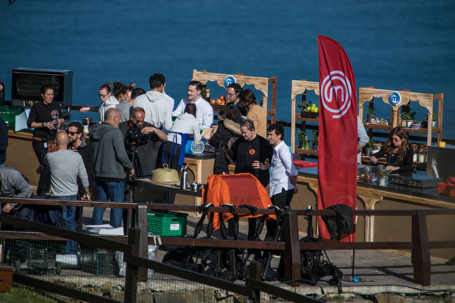 Diputación de Bizkaia consigue que graben un capítulo de la nueva temporada en las inmediaciones del restaurante Eneperi