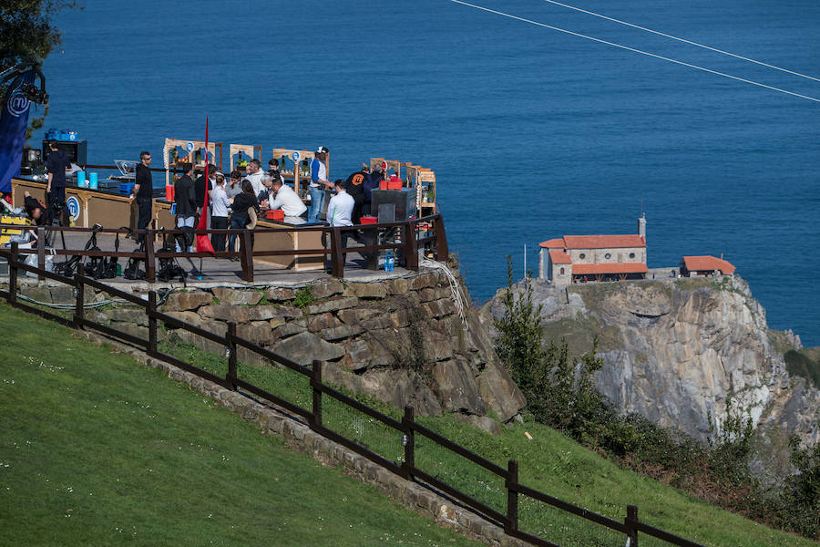 Diputación de Bizkaia consigue que graben un capítulo de la nueva temporada en las inmediaciones del restaurante Eneperi