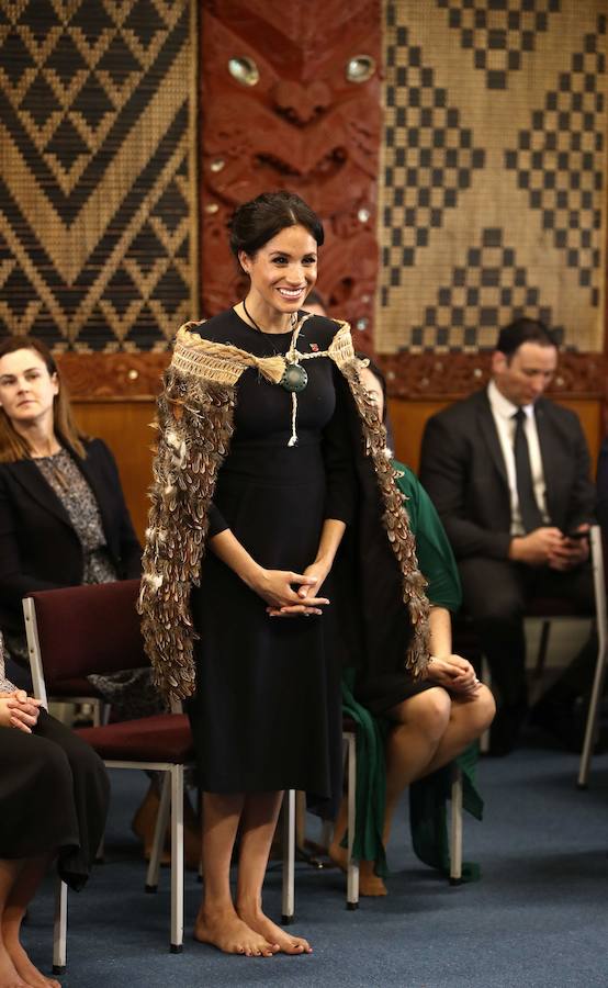 La duquesa, en octubre en su viaje a Nueva Zelanda. 