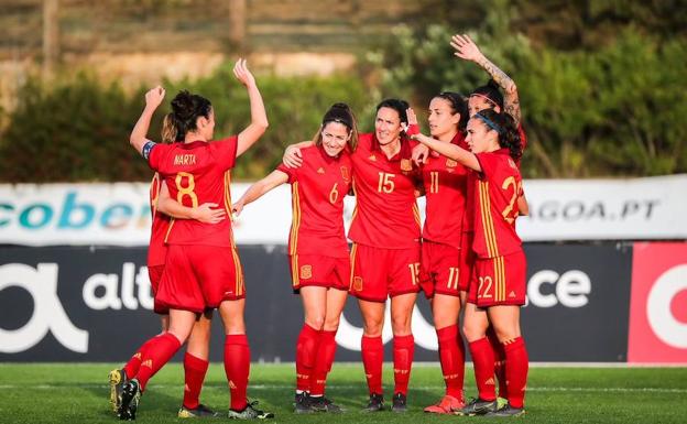 Jenni Hermoso da el triunfo a España ante la vigente campeona de Europa