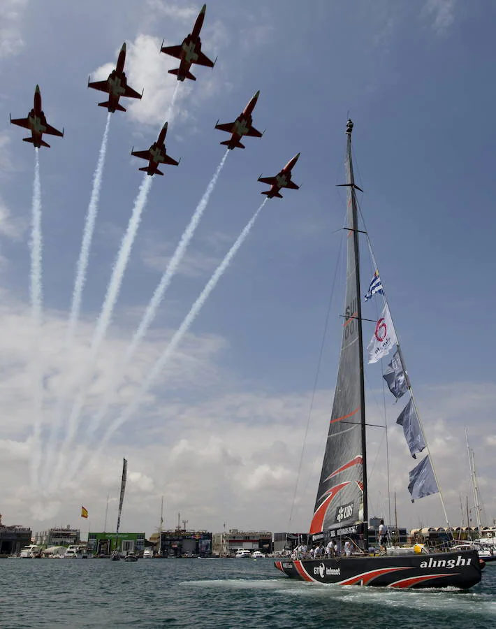 Ceremonia que marca el inicio de la 32ª America's Cup.