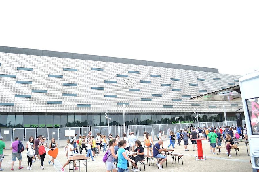 El pabellón multideportivo y de exposiciones de Turín. 