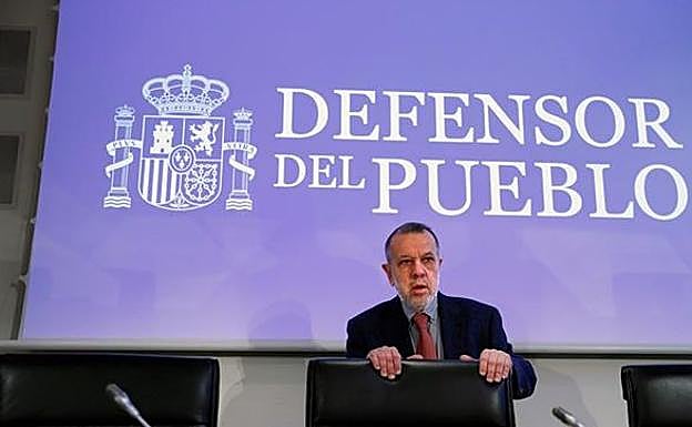 El defensor del Pueblo en funciones, Francisco Fernández Marugán. 