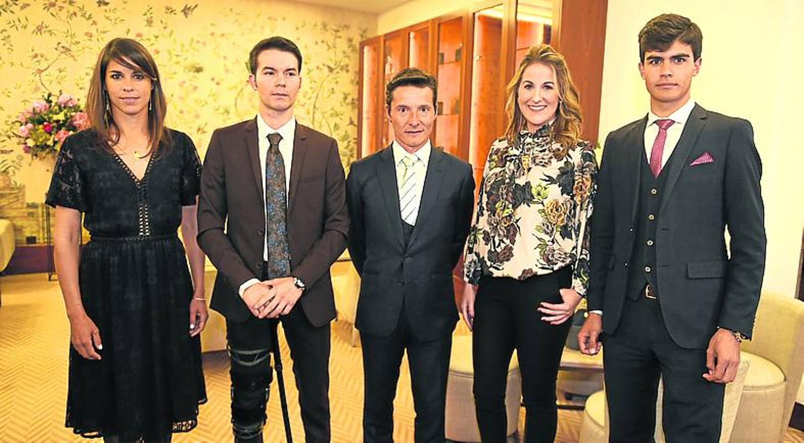 Lea Vicens, Manuel Vanegas, Diego Urdiales, Rebeca Hernando y Francisco de Manuel.