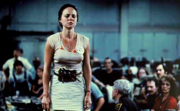 Sally Field en una escena de la película 'Norma Rae'.