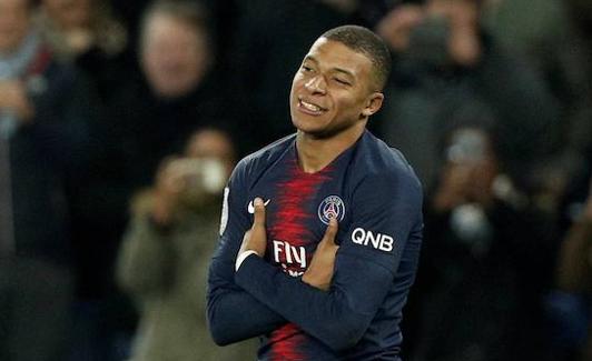 Kylian MBppé, con el PSG.