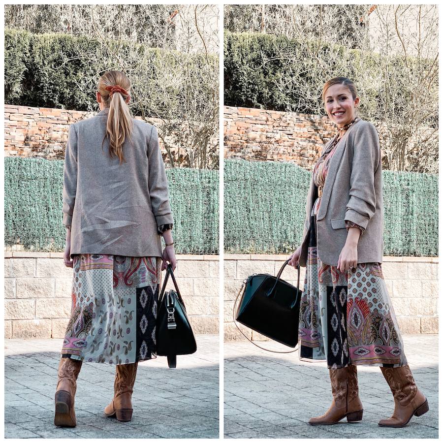 Las camperas con vestido mini son una combinación elegante y sofisticada.