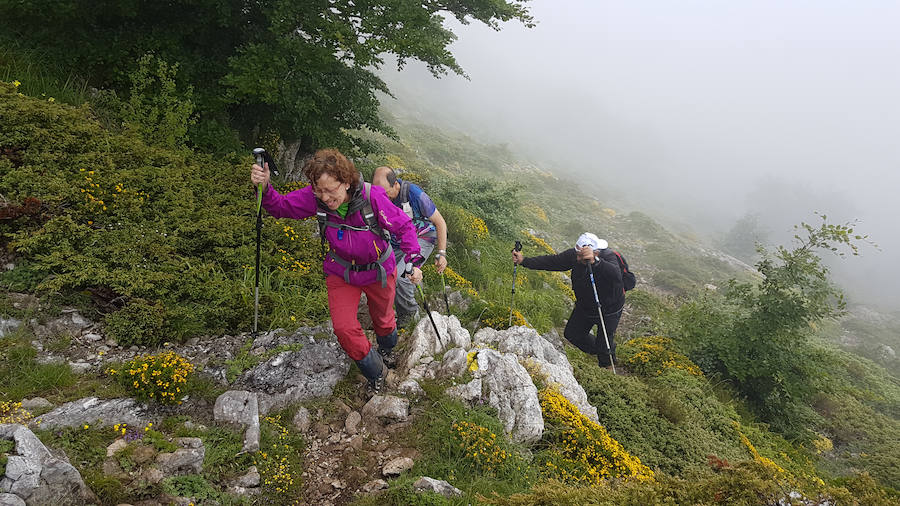 Ascenso al Collado de Allarte.