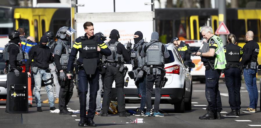 Fotos: Atentado contra un tranvía en la ciudad holandesa de Utrecht