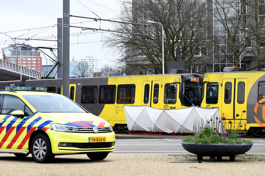 Fotos: Atentado contra un tranvía en la ciudad holandesa de Utrecht