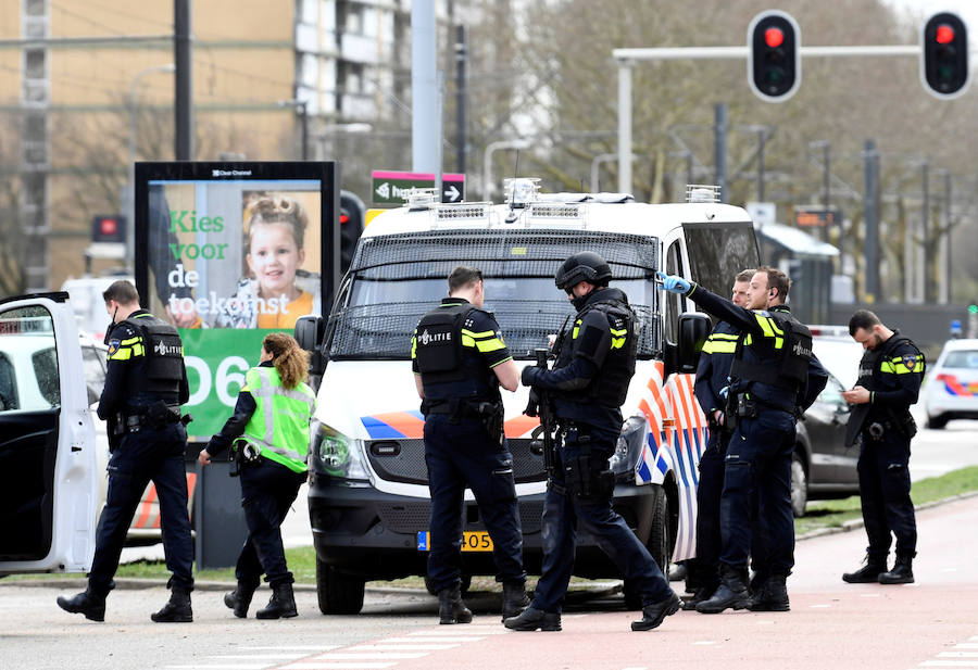 Fotos: Atentado contra un tranvía en la ciudad holandesa de Utrecht