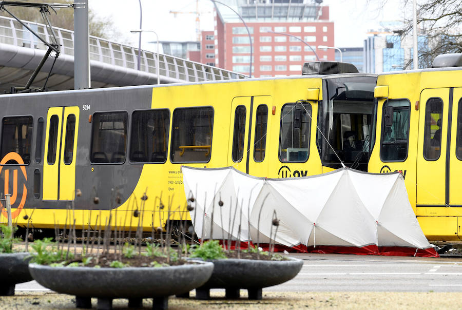 Fotos: Atentado contra un tranvía en la ciudad holandesa de Utrecht