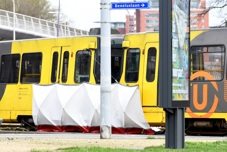 Fotos: Atentado contra un tranvía en la ciudad holandesa de Utrecht