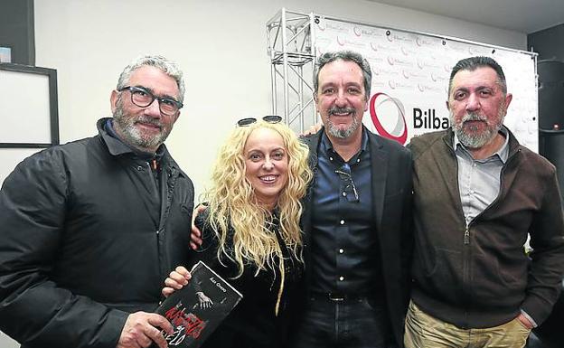 Enrique Moreno Esquivel, Olga Zulueta, Alex Oviedo y Javier Fernández Rubio. 