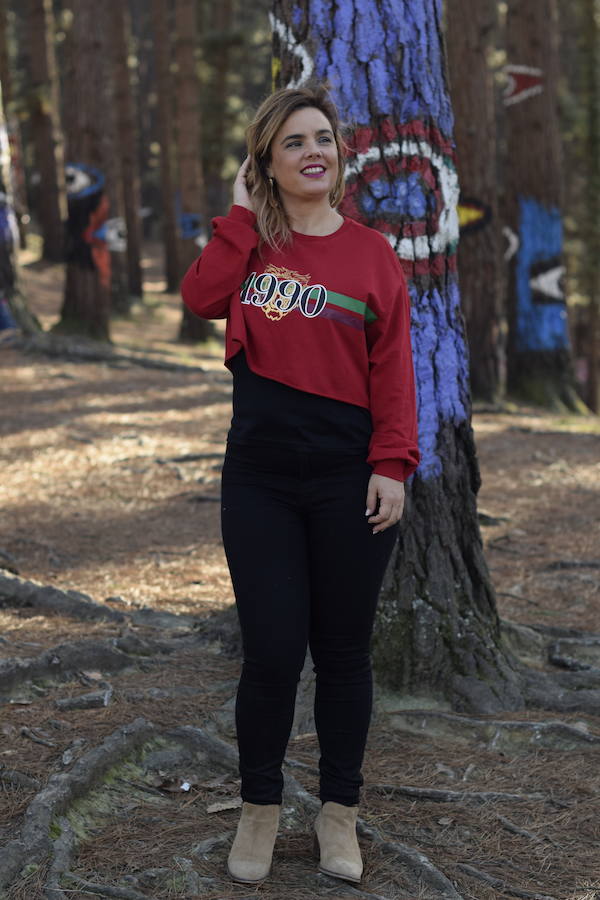 Sudadera estilo 'crop top', ¿te animas a llevarla?