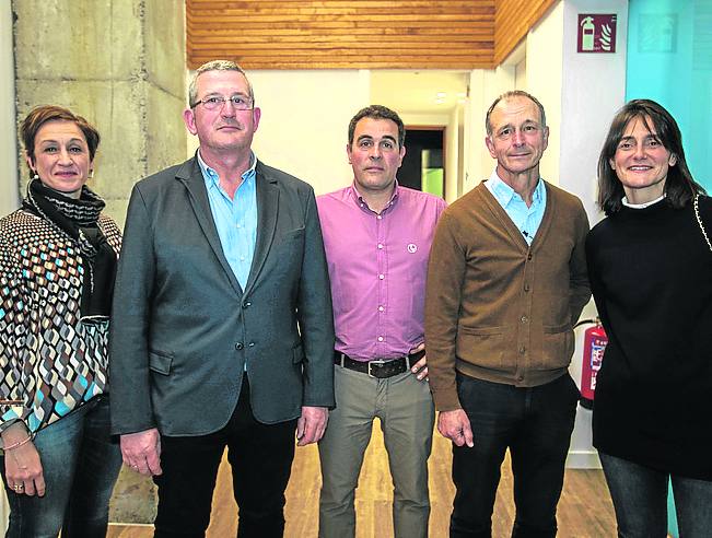 Ana Mercado, Germán Echebarria, José Luis Álvarez, Jorge Mallagaray y María Calonge.