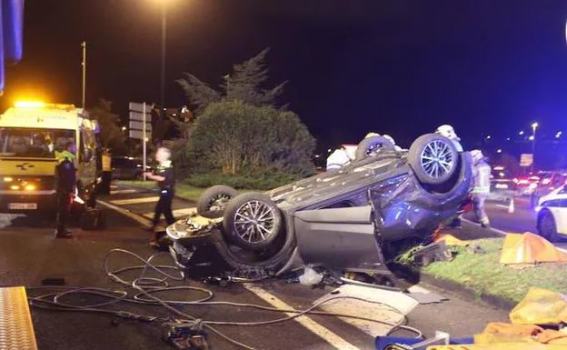 Los accidentes de tráfico en Getxo dejaron un fallecido y 83 personas heridas. 