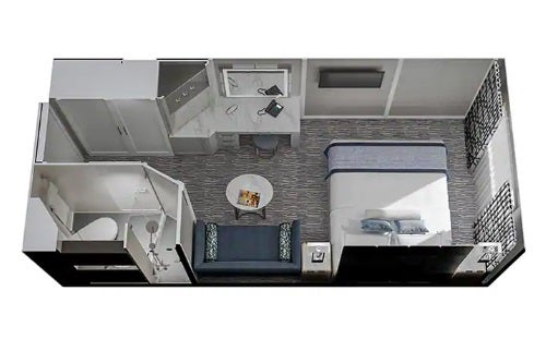 Fotos: Así es por dentro el crucero de lujo que dará la vuelta al mundo y parará en Getxo