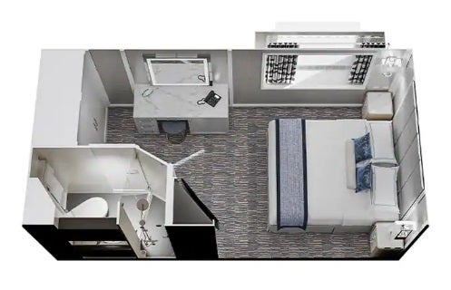 Fotos: Así es por dentro el crucero de lujo que dará la vuelta al mundo y parará en Getxo