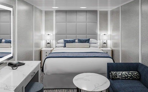 Fotos: Así es por dentro el crucero de lujo que dará la vuelta al mundo y parará en Getxo