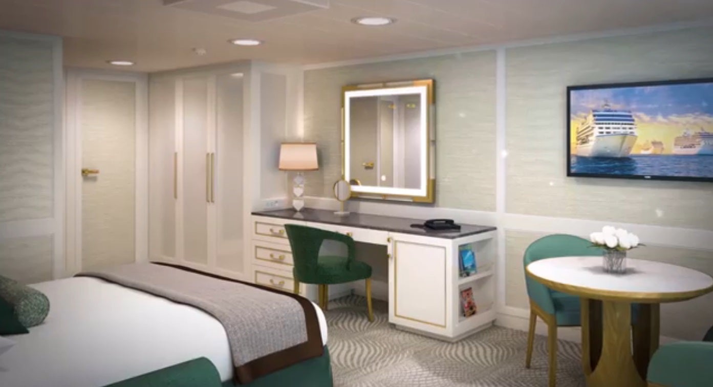 Fotos: Así es por dentro el crucero de lujo que dará la vuelta al mundo y parará en Getxo