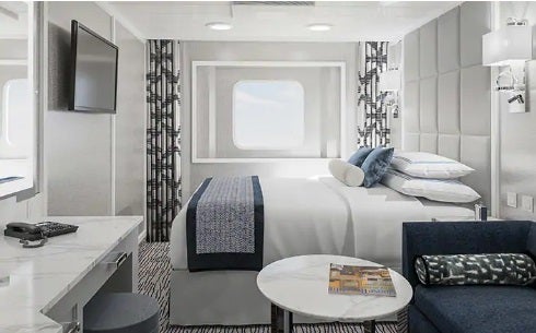 Fotos: Así es por dentro el crucero de lujo que dará la vuelta al mundo y parará en Getxo