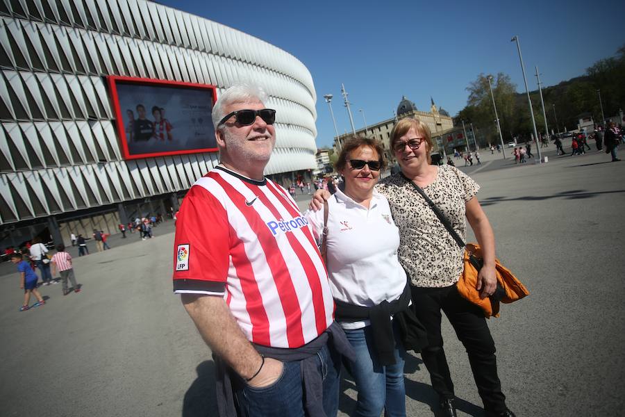 La hinchada rojiblanca ha acudido al choque contra Levante