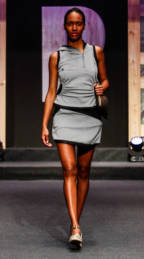 Los nuevos creadores pisan fuerte en la Pasarela Gasteiz On con originales looks, vestidos de ensueño, prendas recicladas y estilismos reivindicativos.