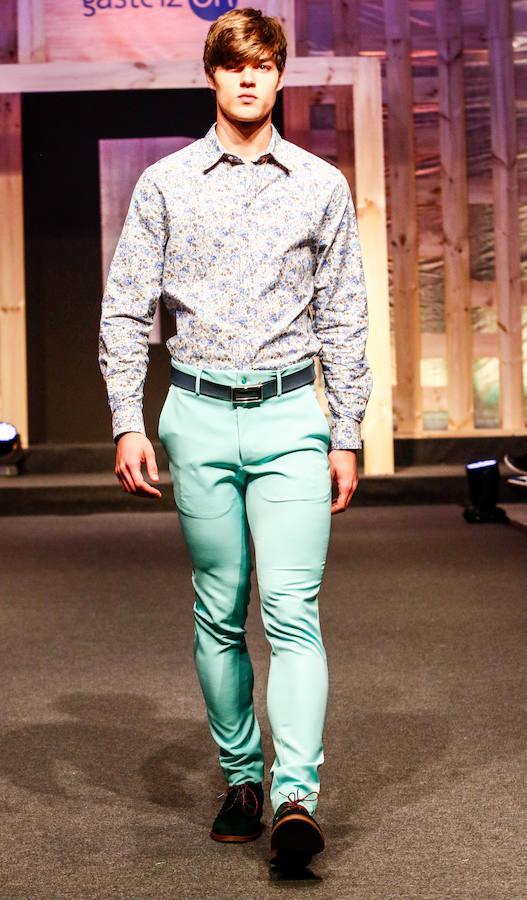 Los nuevos creadores pisan fuerte en la Pasarela Gasteiz On con originales looks, vestidos de ensueño, prendas recicladas y estilismos reivindicativos.