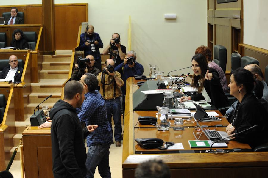 Tejeria muestra la puerta de salida al aforado de EH Bildu.