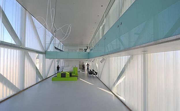 Vista de las instalaciones del antiguo edificio Krea, donde se ubicará la Escuela de Arte y Diseño.