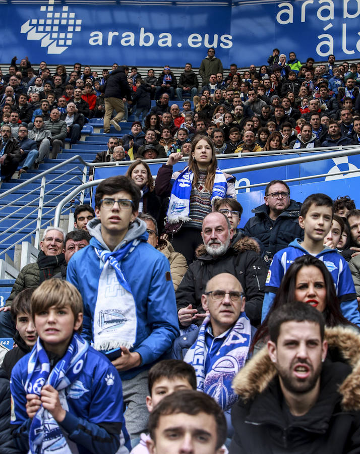 Imágenes correspondientes al partido de LaLiga Santander 2018-2019 disputado en el estadio de Mendizorroza