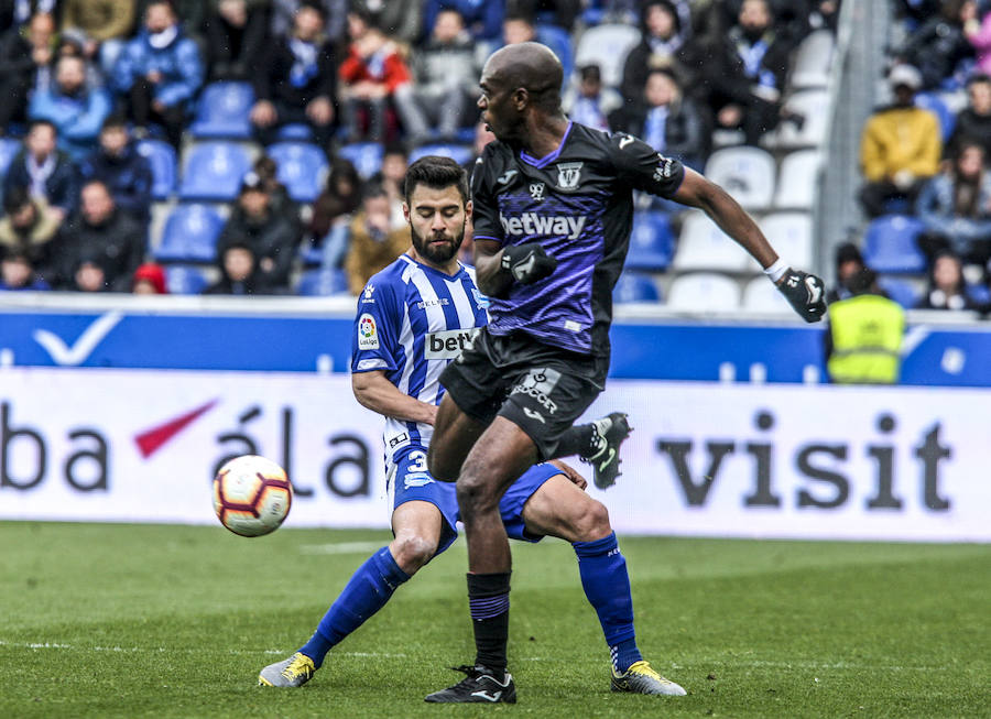 Imágenes correspondientes al partido de LaLiga Santander 2018-2019 disputado en el estadio de Mendizorroza