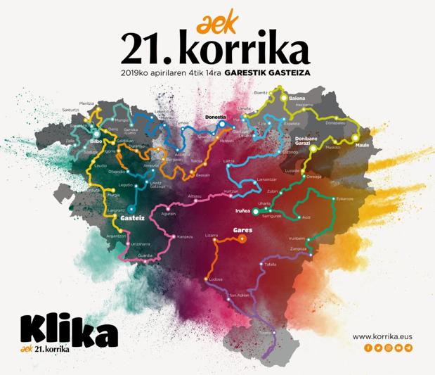 La Korrika entrará a las 11.48 horas a Bilbao por Zorroza