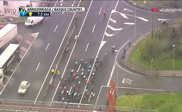 Otra caída en la Itzulia