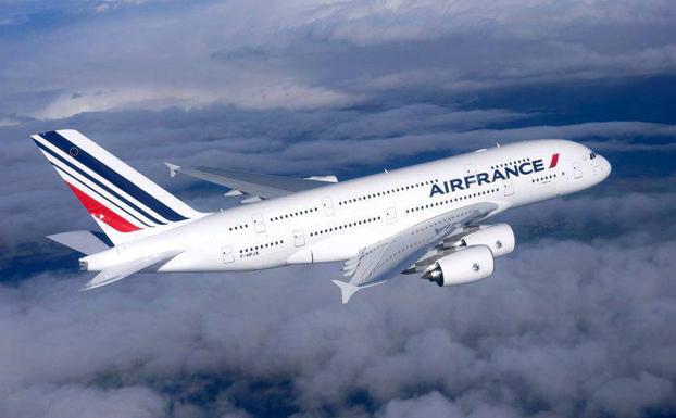 Air France konpainiaren hegazkina.