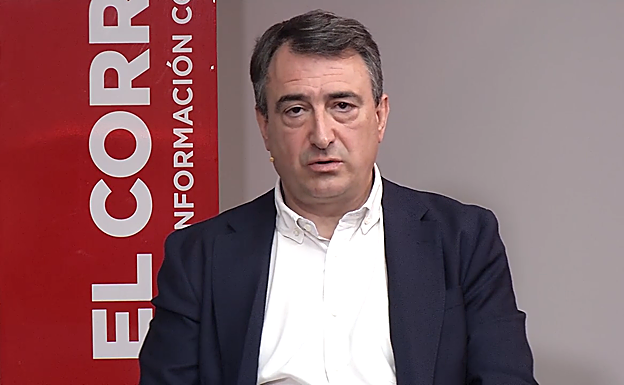 El candidato del PNV por Bizkaia Aitor Esteban. 