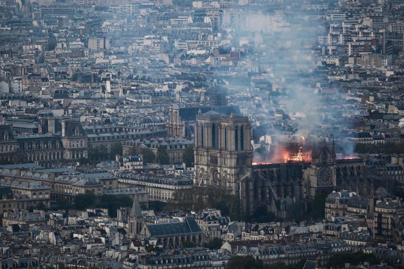 Fotos: Incendio en la catedral de Notre Dame de París